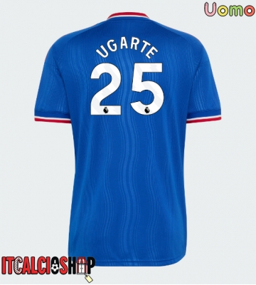 Manchester United Manuel Ugarte #25 Seconda Maglia 2026-27 Manica Corta